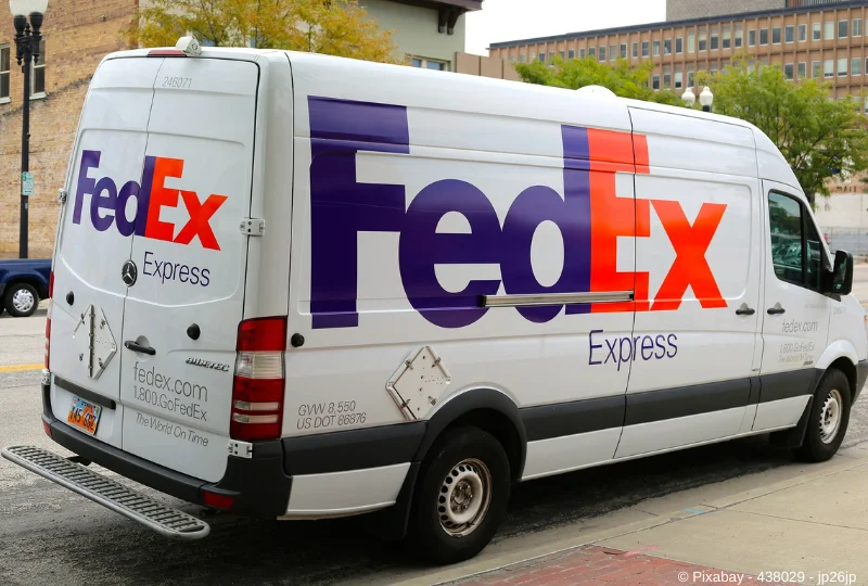 Lieferwagen von FedEx
