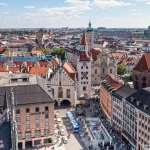 Ausschnitt vom Marienplatz in München - In diesem Beitrag erfahren Sie alle wissenswerten Informationen zum Thema: Dividende der erfolgreichen Munich Re.